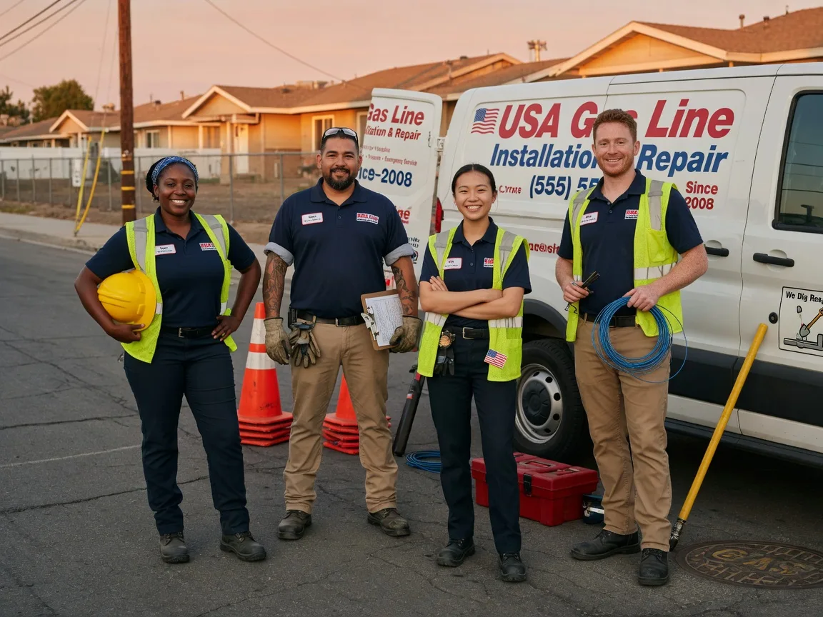 Gas Line Installation company in Evangeline, LA